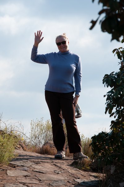 20090808081451 - Kathy at Blyde River Canyon in Mpumalango, ZA